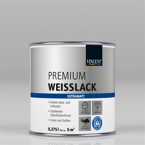 Premium Weißlack RAL 9003 signalweiß extramatt 375 ml 0 375 Matt
