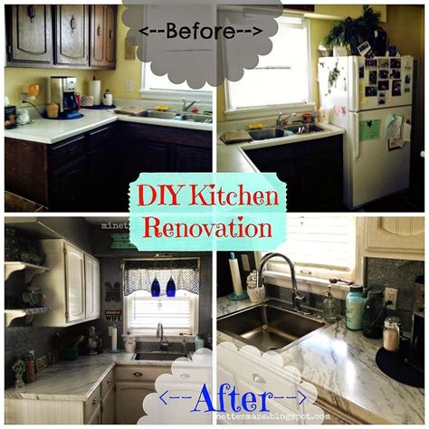 Diy Kitchen Reno Reuse And Repaint What You Got Cool Renovation Of A