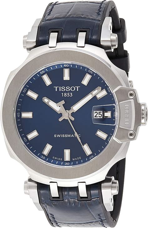 tissot mens t race swiss automatic stainless steel sport watch model t1154071704100 amazon