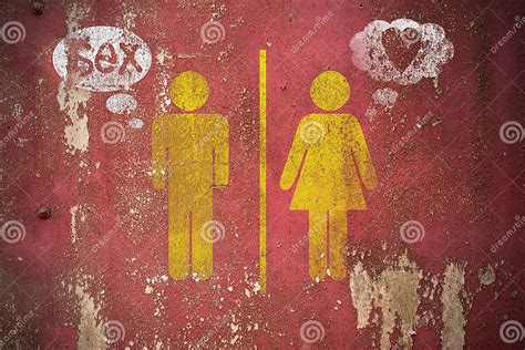 Man And Woman Thinking About Love And Sex Stock Image Image Of Pattern Sexual 49490383
