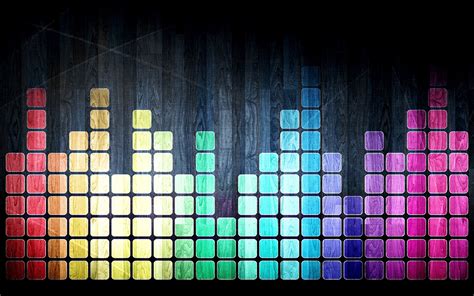 There are four music textures that you need to understand Colored Music Equalizer Wood Texture Desktop Wallpaper