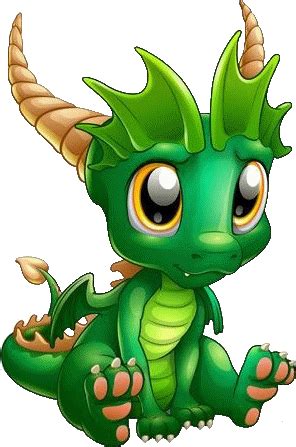 Drache_grün_süß_01 in 2022 | Cartoon dragon, Baby dragon art, Baby
