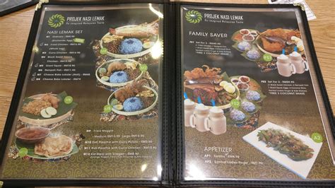 The menu is exactly the same as their main branch, but different ambiance. It's About Food!!: Projek Nasi Lemak @ Solaria Square