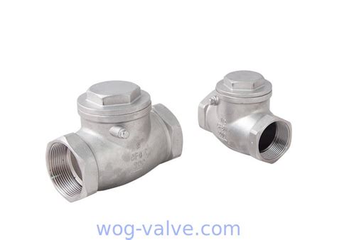 200 Wog Industrial Check Valve Bsp Screwed Swing Check Valve 2 Inch