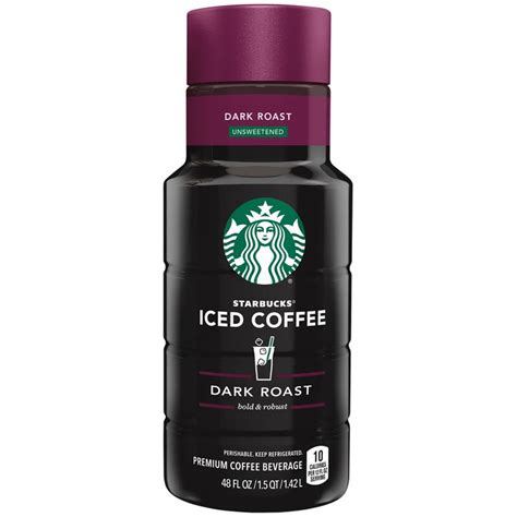Starbucks® Iced Coffee Dark Roast Unsweetened Premium Coffee Beverage