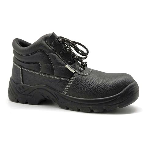 Factory Directly Work Shoes Sturdy Leather Steel Toe Anti Static Steel