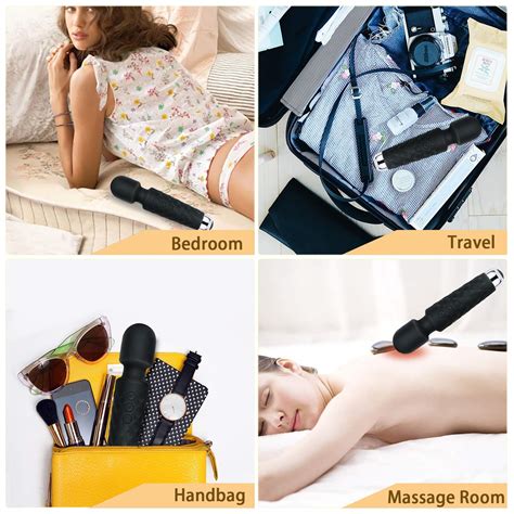 Multispeed Silicone Full Body Massager Vibrator Massage Wand Usb Rechargeable Ebay