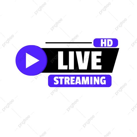 Twitch Live Streaming White Transparent Black Purple Live Streaming