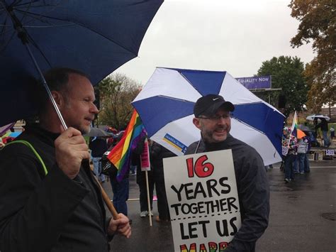 Thousands Rally For Same Sex Marriage