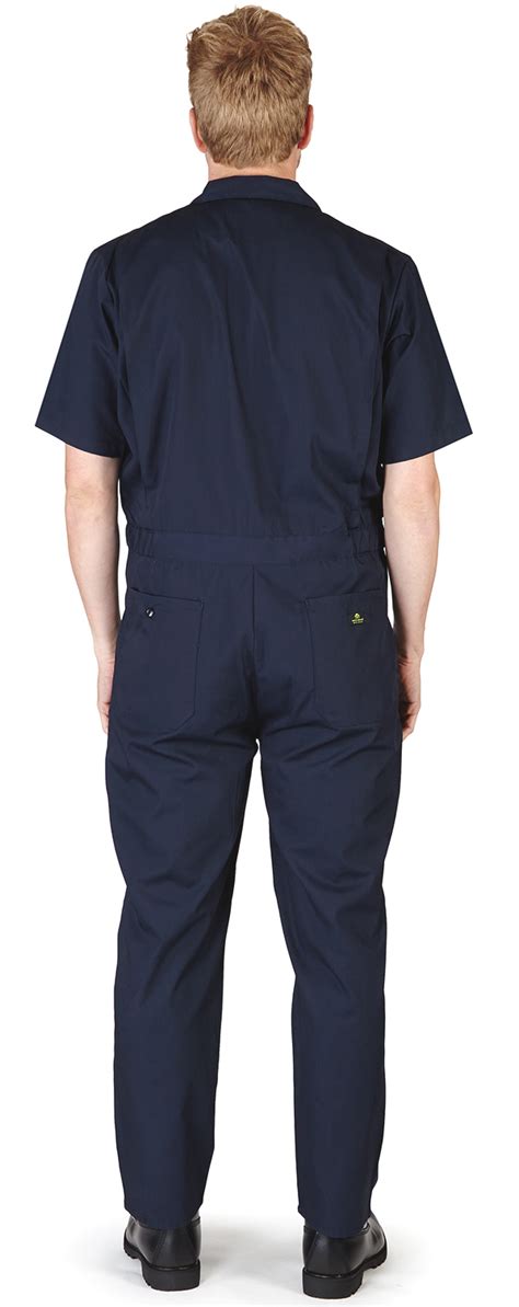Mens Ss Coverall Overall Boilersuit Mechanic Protective Work Wear