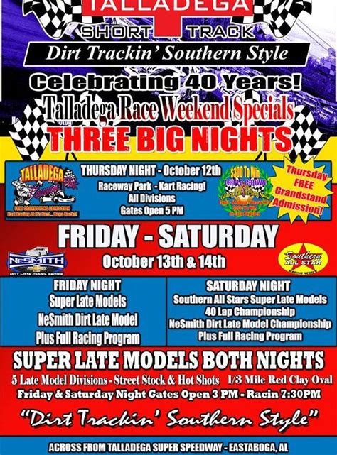 Southern All Stars Gear Up For Season Finale At Talladega Short Track