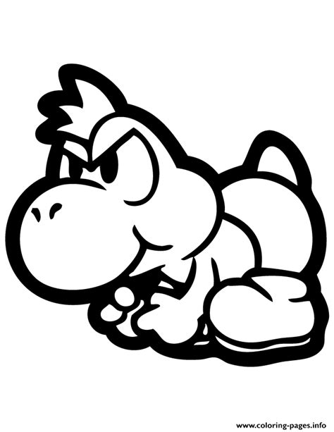 Yoshi Coloring Coloring Pages