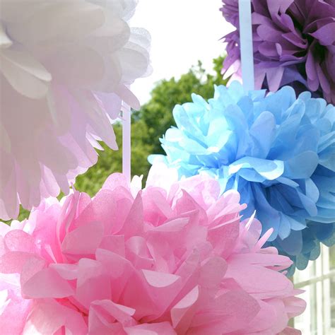 Tissue paper is a need in most households or individuals, and it has a lot of uses in different industries too. Tissue Paper Pom Poms Party Decoration By Peach Blossom ...