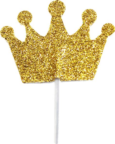 Transparent Crowns Gold Glitter Glitter Princess Crown Gold Clipart