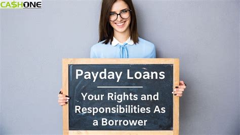 Payday Loans Your Rights And Responsibilities As A Borrower