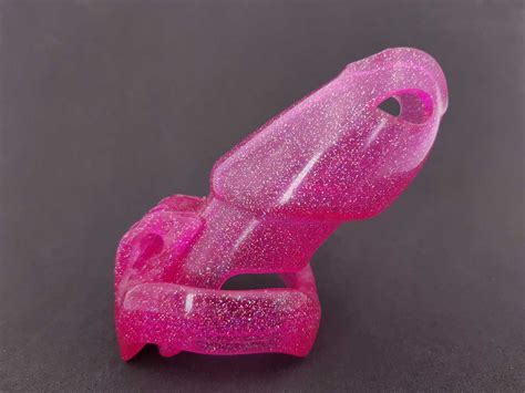 930 Chastity Cage Holographic Pink