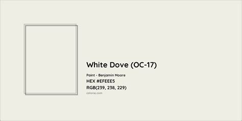 Benjamin Moore White Dove Oc 17 Paint Color Codes Similar Paints And