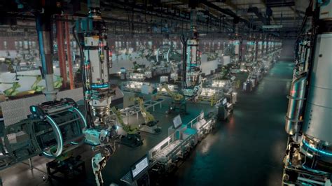 Factory Fifteen's futuristic car factory taken over robots - YouTube
