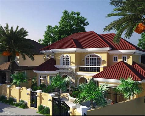 2 Story Mediterranean House Concept With Interior Design House And Decors