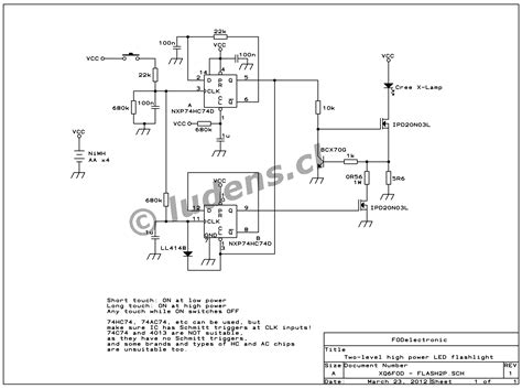 Circuit Diagram Of A Torch Light ~ DIAGRAM