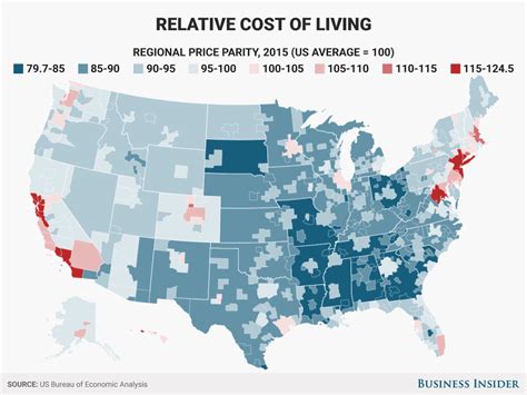 —you've got an instant cost of living comparison. Most and least expensive places in America: Regional price ...