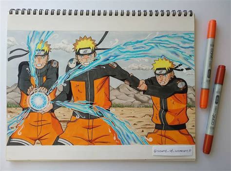 Naruto Drawing 🍜 See Process Pics On Instagram Soundofanimeart