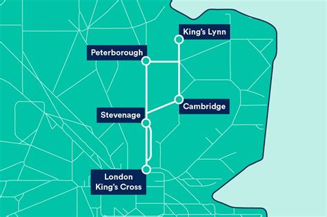 Great Northern Route Map Rail Transport Public Transport