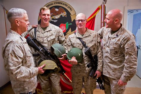 Wounded Marine Behind Viral Email Gets New Helmet Hand Delivered To