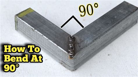 How To Miter Weld 90 Degrees Square Tubing At Bend Box Bar Miter