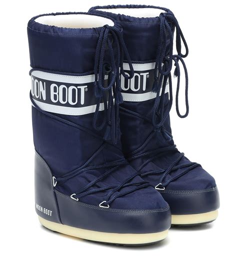 Moon boot low nylon wp 2 womens boots 6 b(m) us women black. Moon Boot Ankle Boots in Dark Blue (Blue) - Save 26% - Lyst