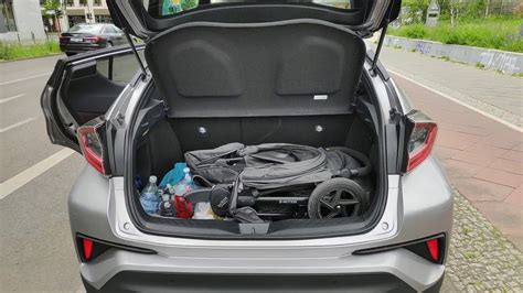 Toyota Chr Boot Space Fits Baby Stroller Youtube