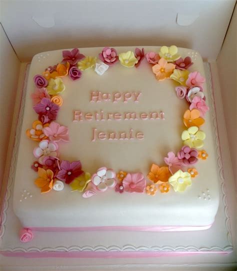 From pure white cakes, to mint colored, to light colored cakes with i've handpicked 12 lovely pastel colored wedding cakes for today's inspiration. Pretty pastel flower retirement Cake. | Retirement cakes ...