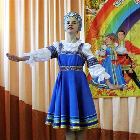 Russian Folk Costume Daria Dress Sarafan National Ethnic Clothing Aliexpress