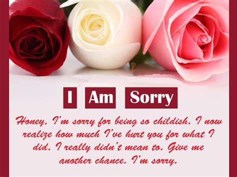 I Am Sorry Messages For Wife Sweet And Romantic Wishesmsg