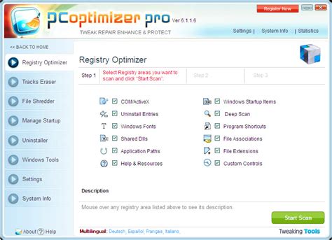 Pc Optimizer Pro Speedup Tools System Software Research