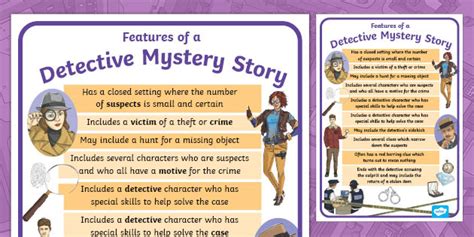 Detective Story Success Criteria Poster Twinkl Originals