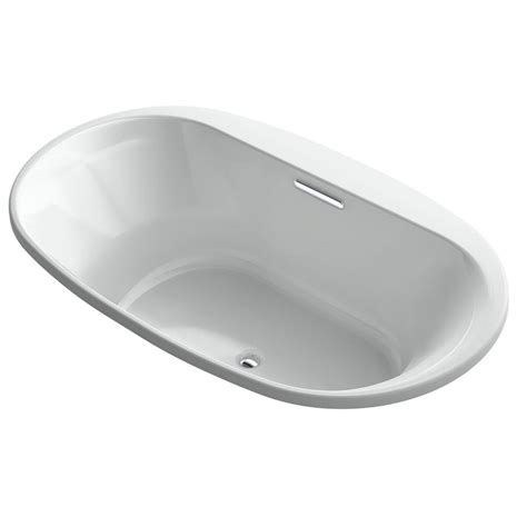 Soaking in a luxurious whirlpool bath is the perfect way to end a long, tiring day. KOHLER Underscore 6 ft. Acrylic Oval Drop-in Non-Whirlpool ...