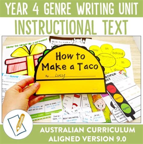 Year 4 Instructional Text Writing Ridgy Didge Resources Australia