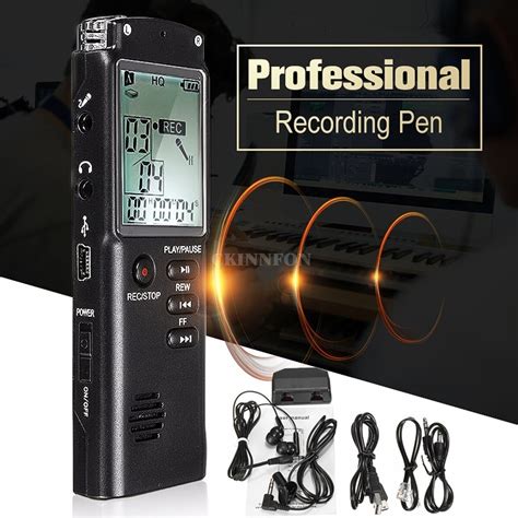 10pcslot 8gb Professional Rechargeable Recorder Pen Mp3 Player Usb