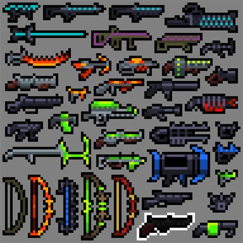 Oc Newbie Cc Nuclear Throne Weapon Idea Spritesheet Rpixelart