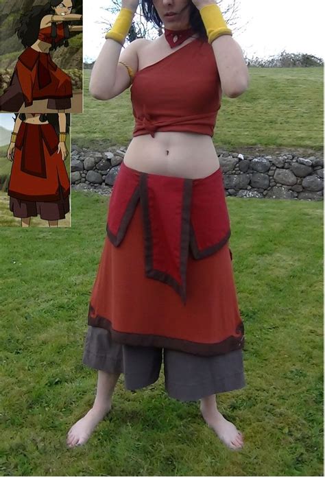katara fire nation outfit from avatar the last airbender costume cosplay ~defiant whim