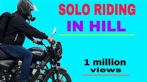 Solo Riding On Hill Road Pahad Par Riding Kaise Kare Youtube