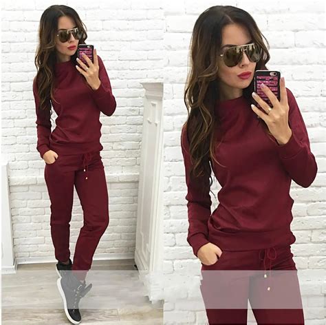 New Women Two Piece Set Autumn Solid 2 Piece Set Women Winter In Womens Sets From Womens