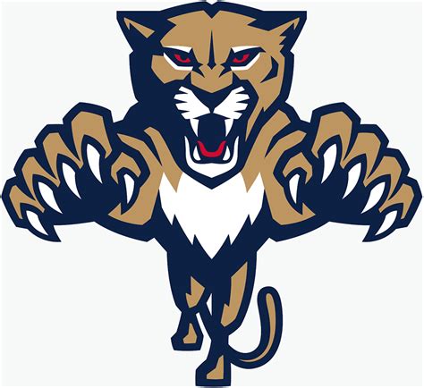 Florida Panthers Alternate Logo Animal Logo Panther Logo Sports