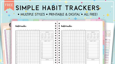 Free Simple Habit Tracker Printable World Of Printables