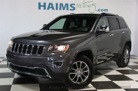 2016 Used Jeep Grand Cherokee 4wd 4dr Limited At Haims Motors Serving