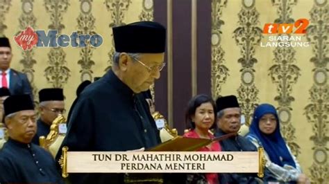 Speaker dun sarawak, datuk amar. Dr Mahathir PM ke-7 METROTV | Harian Metro