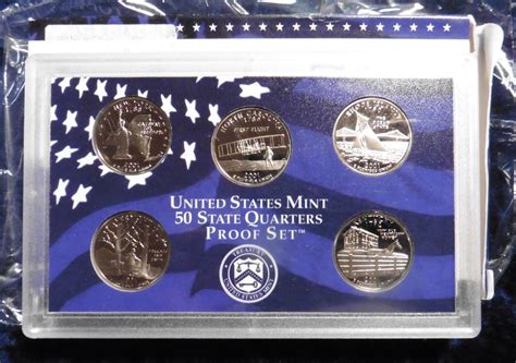 2001 S Us Statehood Quarters Proof Set Original As Issued