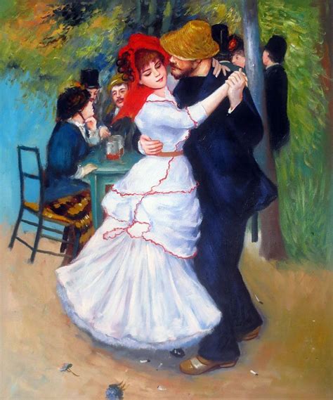 Dance At Bougival Pierre Auguste Renoir Oil Painting Reproductions At