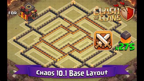 Clash Of Clans Th Best Clan War Base Layout Walls Chaos